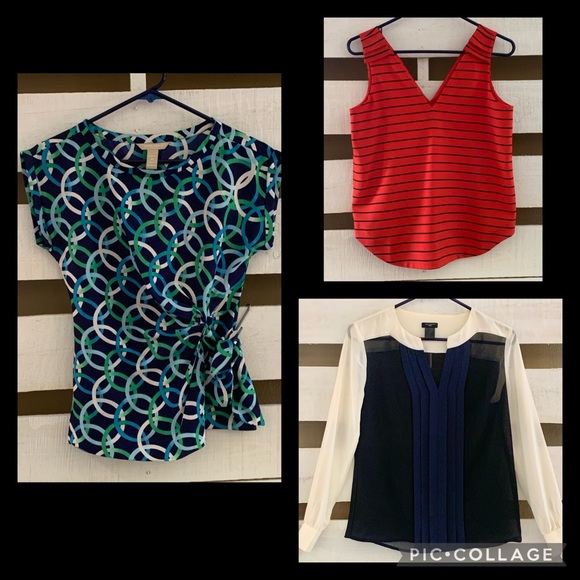 Banana Republic & Ann Taylor Tops Bundle - Picture 1 of 10